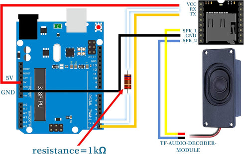3 Watt Speaker 8 Ohm Compatible with Arduino Motherboard, JST-PH2.0 Interface for Small Electronic Projects