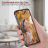 LOHASIC iPhone 12 / iPhone 12 Pro Case, Maroon Thin Slim Leather Luxury PU Soft Flexible Shockproof Protective Cover