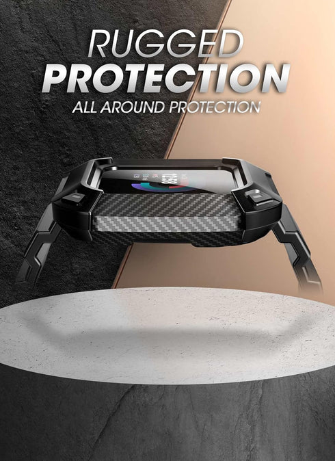 SUPCASE Unicorn Beetle Pro Watch Bands for Fitbit Versa 4 / Fitbit Versa 3 / Fitbit Sense 2/1, Protective Replacement Wristband Case Band