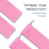 Super Space Foldable Silicone Keyboard, Pink, USB Waterproof Travel Gaming Wired Keyboard, 4.14ft Cable, Full Size for
