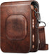 Fintie Carrying Case for Fujifilm Instax Mini LiPlay Instant Camera, Vegan Leather Portable Bag with Removable Strap