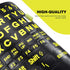 imComor 2PCS English Keyboard Stickers, Universal Computer Laptop Replacement Large Keyboard Stickers Big Bright Yellow