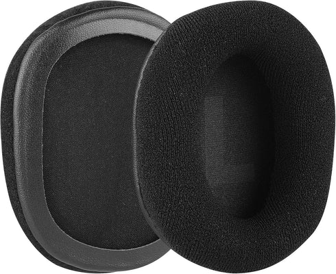 Geekria Comfort Velour Replacement Ear Pads for Logitech G Pro, G Pro X, G433, G233, G Pro X 2 Headphones Ear Cushions, Headset Earpads, Ear Cups Cover Repair Parts (Black)