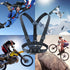 USA GEAR Chest Mount for Action Cameras - Compatible with GoPro Hero 11, Hero 9, Osmo Action 3, and More