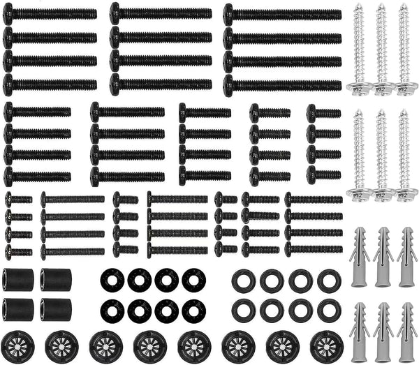 Suptek Universal TV Installation Hardware Kit with M4 M5 M6 M8 Screws and Spacers for TVs Up to 80"/204cm YF-UVSP