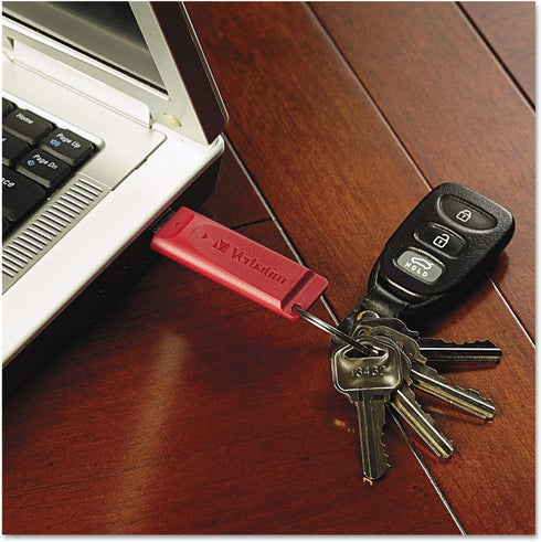 Verbatim 16GB Store 'n' Go USB Flash Drive, Red, PC / Mac Compatible