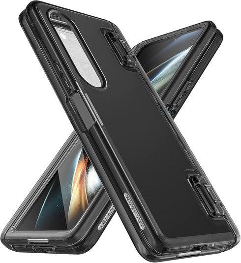 i-Blason Cosmo Series Case for Samsung Galaxy Z Fold 4 with Pen Holder 5G (2022), Frosted Stylish Bumper