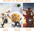 UTEBIT 11 lbs/5kg Tripod Fluid Head Tilt Head with Arca Swiss Quick Release Plate and Handle, Metal Camera Tripod Head