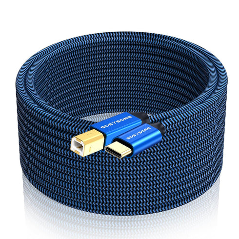 USB C Printer Cable 10ft, High Speed USB C to B Printer