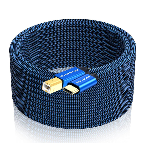 USB C Printer Cable 10ft, High Speed USB C to B Printer