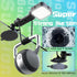 Suction Cup Phone Mount with Rechargeable Light, Mirror Holder for TikTok YouTube Instagram Makeup Content