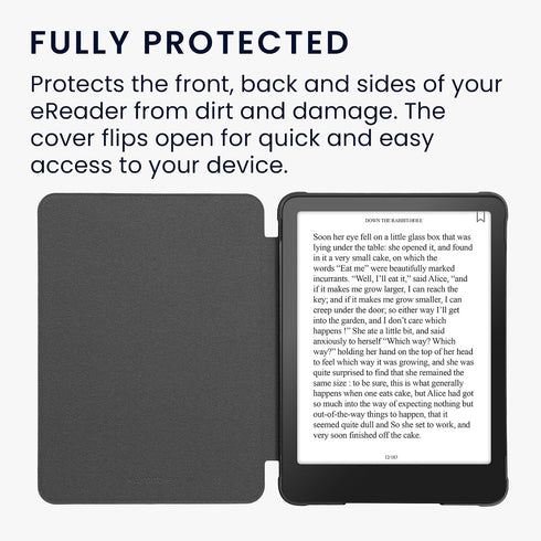 (2024)/Colorsoft kwmobile Case Compatible with Amazon Kindle Paperwhite Case - Cover for eReader with Magnetic Closure