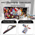 Compatible with iPhone 12 Pro Case | Cute Japanese Lucky Cat Design, Glitter Luxury Soft Silicone with Phone Lanyard