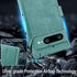 VANAVAGY Forest Green Wallet Case for Google Pixel 7, RFID Block, Leather, Wireless Charging, Card Holder & Screen