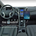 Macally Car Seat Rail Mount, Adjustable Gooseneck Tablet and Phone Holder for Vehicles