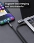 N. NETDOT Magnetic Charging Cable, 6in1 Gen12 (6.6ft/3 Pack Black) 18W Fast Charging Magnetic Phone Charger