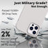 IceSword iPhone 12 Pro Max Case - Thin Liquid Silicone Shockproof Cover, Pure White Cute Cool Fun, Drop Protective 6.7"