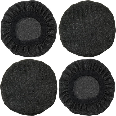 PChero 2 Pairs Washable Headphone Ear Pads Covers for Gym Training, Aviation, Gaming On-Ear Headphones, Fit 1.57" -