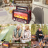 T.TAOMI Retro Portable Radio AM FM SW Shortwave Radio with Bluetooth Speaker,Flame Atmosphere Lamp Battery Operated,SUB