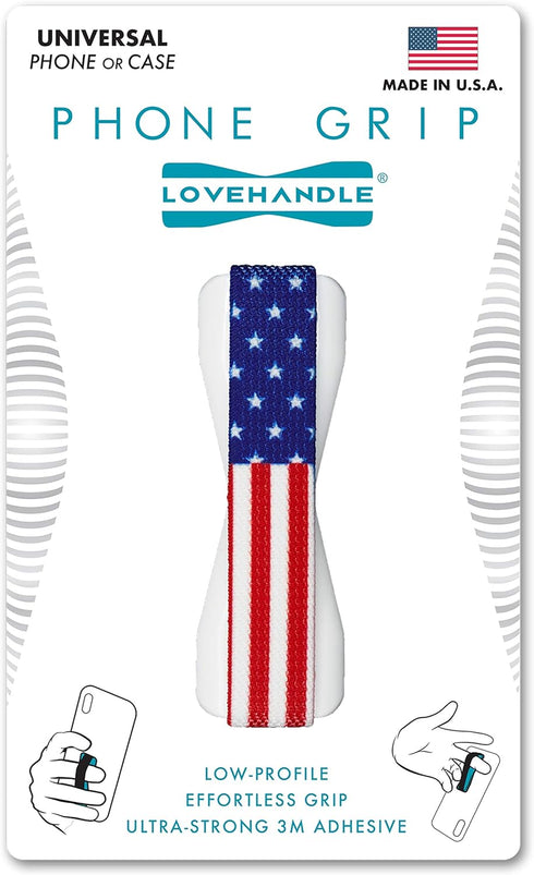 LOVEHANDLE Phone Grip - Universal Strap and Grips for Back of Phone, Convenient Holder for Most Smartphones and Mini