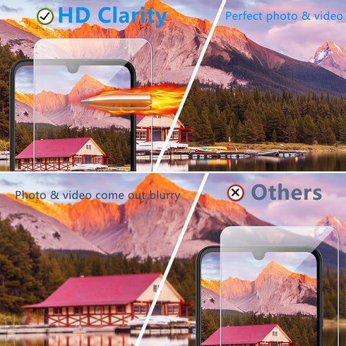 BESINPO 2 Pack Tempered Glass Screen Protector for Gabb Phone 4, Full Coverage Ultra HD Anti-Fingerprint Bubble Free