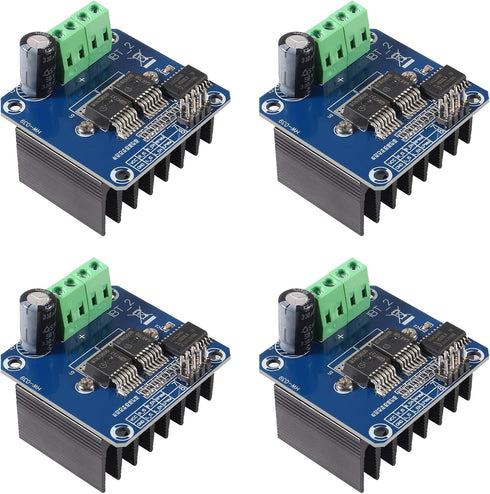 Shutao 4PCS BTS7960 43A H-bridge Double High Power Motor Driver Module/Diy Smart Car