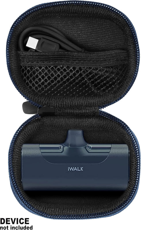 CaseSack Case for iWALK Portable Charger iPhone 15: USB-C Small Power Bank 20W 4500mAh Fast Charging Battery Pack, Fits