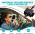 Universal Car Amplifier RCA Level Controller, Bass Control Knob for Car, Motorcycle, Home Theater Speakers