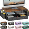 gianotter Wood Monitor Stand Riser, Office Desk Shelf Organizer, Desk Organizer with