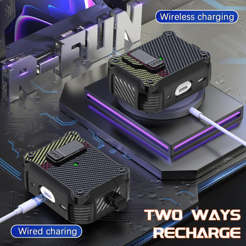 R-fun Compatible with AirPods Pro 2nd Generation 2023, Full Drop Protection Charging Case with Cleaner Kit