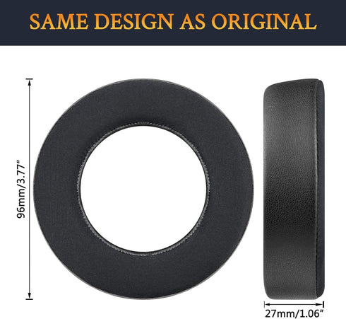 SOULWIT Replacement Earpads for Beyerdynamic DT700 ProX/DT900 ProX Headphones, Cushions with Breathable Ice Silk Fabric