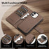 Shieldtop 2 1 11 11 6.1",Coffee Compatible Magsafe Magnetic in Detachable iPhone Wallet Case with Card Holder Credit
