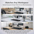 20 inch, Japard Acrylic Monitor Stand, Premium Large Monitor Riser Crystal Clear Acrylic Computer Stand Laptop Desk