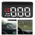 OBD2 HUD Head Up Display, Car HUD Speedometer Display, Multifunction Gauge Alarm, Fatigue Driving Reminder