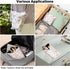 Walking Way Portable Protective Makeup Bag, Self-Adhesive Magic Cloth Cosmetic Pouch, Stylish Travel Organizer for