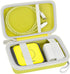 Travel Case for UCOMX Nano/Iseyyox/LISEN/RTOPS 3 in 1 Wireless Charger, Foldable Magnetic Storage Bag, Yellow-Box Only