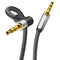 3.5mm Audio Cable 3ft, Stereo Aux 3.5mm to 3.5mm Right Angle TRS Cable, Compatible for Headphones, Tablets, Speakers