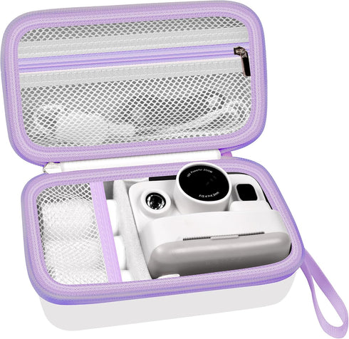 Case Compatible with DYLANTO for Anchioo, ESOXOFFORE, YTETCN, WEEFUN, GKTZ, Amzelas Instant Print Camera - White