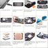 Heatsink Thermal Pad for Steam Deck, M.2 2230 NVME SSD Copper Cooling Kit with Tools and Replacement Screws