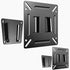 2 Pack Monitor Wall Mount for 14 -27 TVs, Small TV Mount for Computer Monitors, RV TV Mount, Holds up to 33lbs