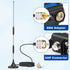 Eightwood 136-174MHz 400-480MHz PL259 SO239 Car Mobile Ham Radio Antenna High Gain Dual Band VHF UHF Male Antennae