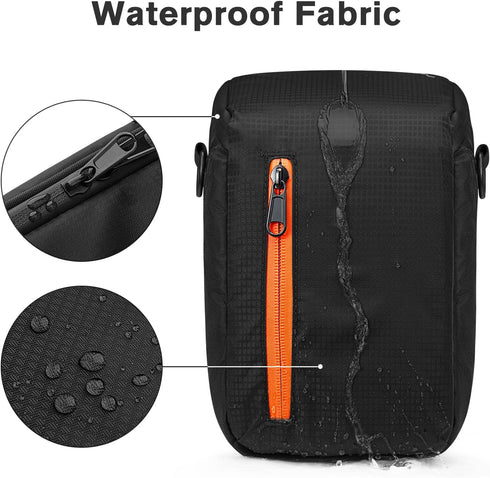 S-ZONE Waterproof Camera Insert Bag, Lens Cube Case Compatible with Nikon Canon