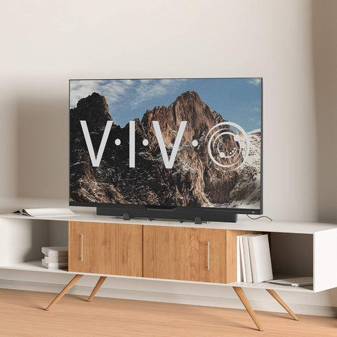 VIVO 33 lbs Mount-SPSB5 Steel Soundbar Bracket Speaker Mount with Non-Slip Base, Above or Below Wall Mounted TV, Fits