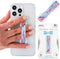 LOVEHANDLE Universal Phone Grip - Magic Marble Design Elastic Strap with White Base for Most Smartphones