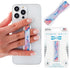 LOVEHANDLE Universal Phone Grip - Magic Marble Design Elastic Strap with White Base for Most Smartphones