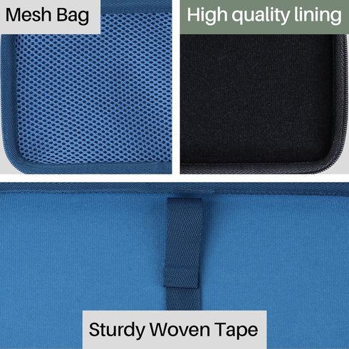 Hard Case for Logitech Pebble Keys 2, K380s, K380, K810, K811 Bluetooth Wireless Keyboard, Classic Blue.