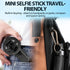 BScintilla 4-in-1 360 Multifunctional Magnetic Selfie Stick,Universal Rotation Phone Tripod with Wireless