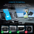X5 Motorized Qi Car Mount - 15W/7.5W Wireless Charging, Auto Sensing Clamping, Windshield & Air Vent | iPhone, Android & Galaxy Smartphones (No Car Charger)