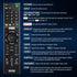 Universal Replacement Remote Control for Sony TV, Compatible with Sony Bravia Smart LCD LED HD TVs RMT-TX100U
