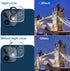 JETech 2-Pack Tempered Glass Screen Protector for iPhone 12 6.1-Inch with Camera Lens Protector